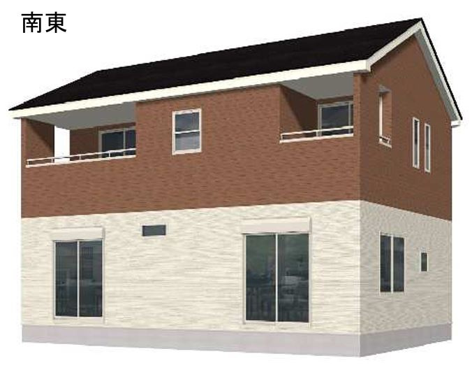 第2吉井町本郷(全10棟)10号棟の外観パース|外観パースです