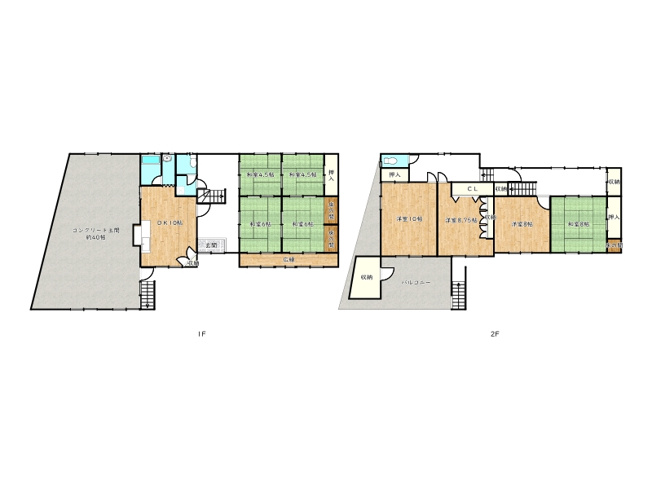 【間取り】 | 姫路市林田町下構／中古戸建