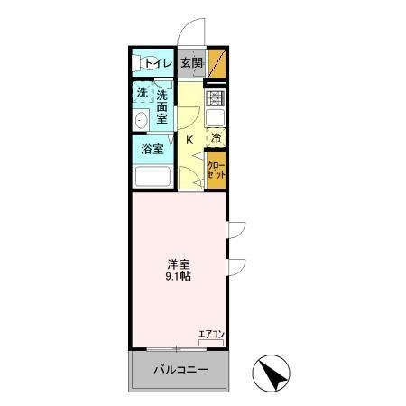 Magnolia coutⅡの間取り
