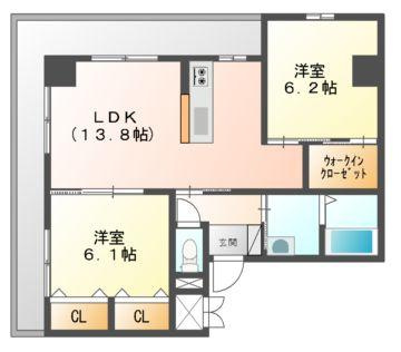 ヴィオーラ中山下の間取り