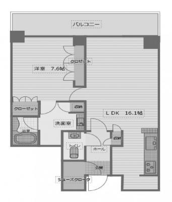 グランドメゾン新梅田タワー THE CLUB RESIDENCEの間取り