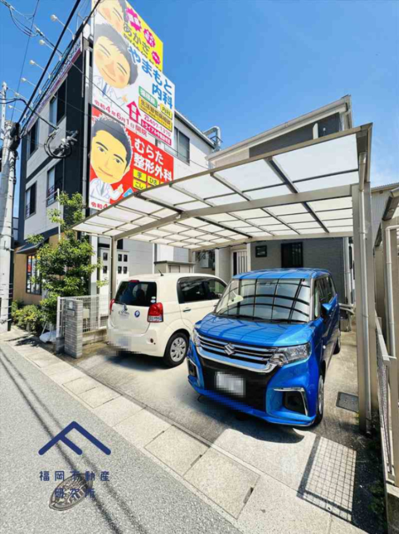西区北原１丁目　戸建ての駐車場