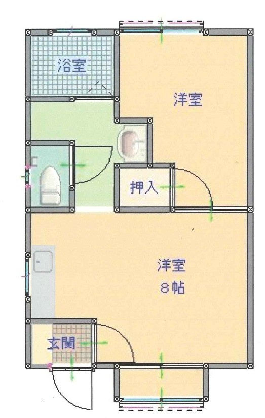 ロイヤルパレスアップルの間取り