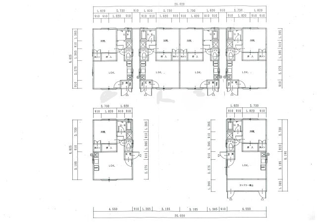 ロイヤルパレスアップルの区画図