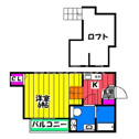 【間取り】 | Ｃｒｅｃｉａ大橋の間取り