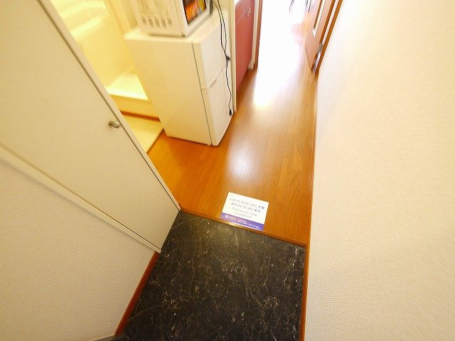 レオパレスシャルム　メゾン木津の玄関|収納もある玄関です