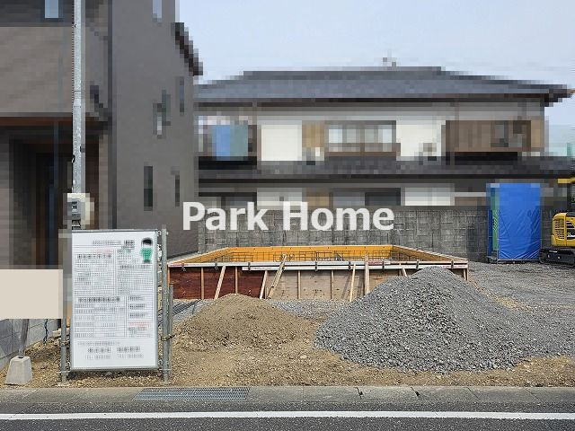 高知市百石町2丁目-3号地-新築戸建ての外観|2026.2月：建築中