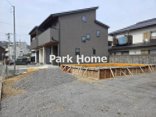 高知市百石町2丁目-3号地-新築戸建ての外観|2026.2月：建築中