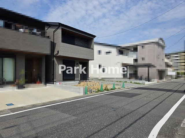 高知市百石町2丁目-3号地-新築戸建ての前面道路含む現地写真