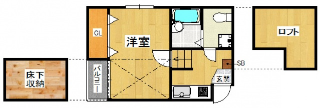 【間取り】 | コンフォートベネフィス福大前２ | 現況優先。