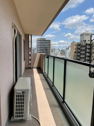 姫路市栗山町の賃貸マンションのバルコニー