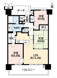 【間取り】 | メロディーハイム茨木パークアヴェニュー