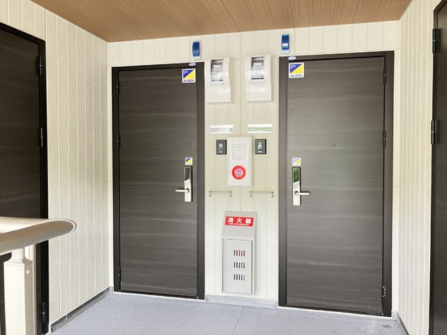 熊本市北区弓削６丁目のアパートのロビー