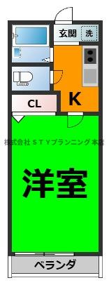 仲介手数料0円！スプリングコートの間取り