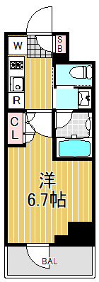 【間取り】 | プラウドフラット戸越銀座