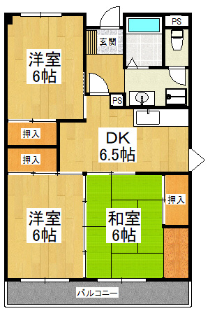 【間取り】 | ハイツNAKAYA