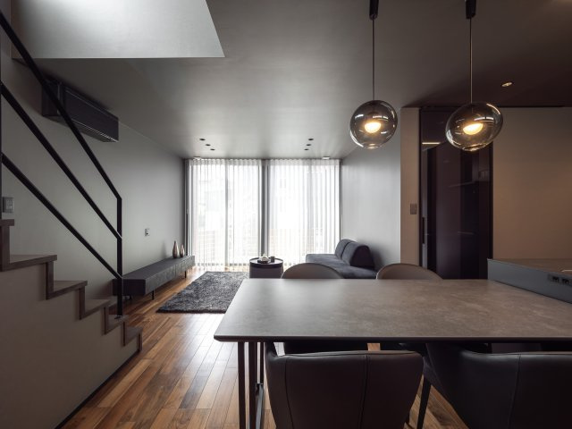 大津市本堅田2丁目モデルハウスの居間・リビング