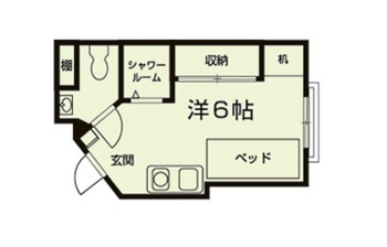 学生マンションSUZUKAKEの間取り