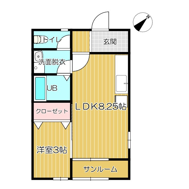 ベルリオーズの間取り|サンルーム付き