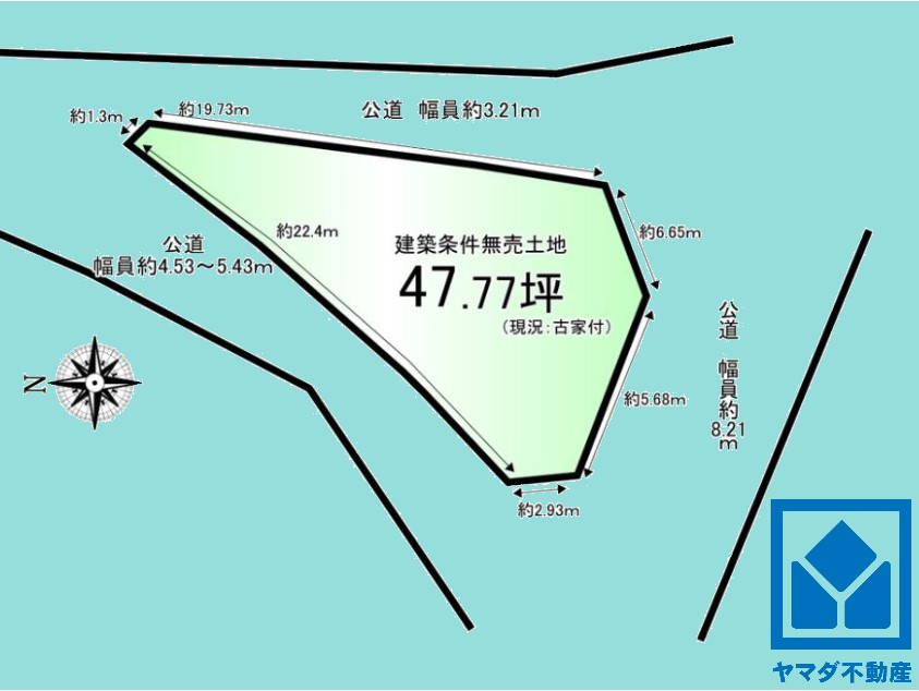 伏見区小栗栖森本町の土地図