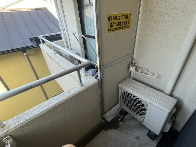 フルール室町のバルコニー