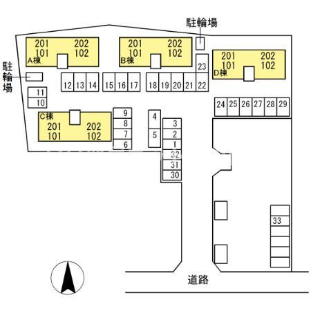 【区画図】 | ヴェル　フレール　A棟