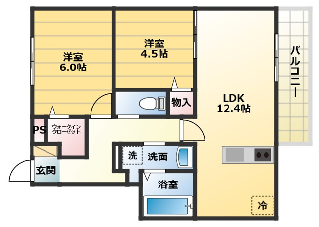 【間取り】 | レスぺランス向陽台