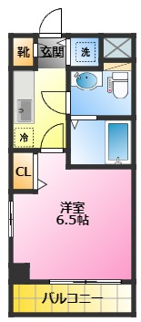 ガーラ・ステージ武蔵小杉の間取り|独立洗面化粧台完備♪