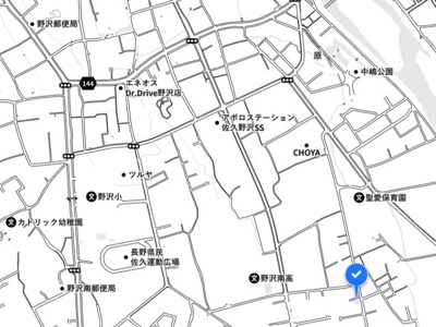 【地図】 | 佐久市原（中島木材様）分譲地