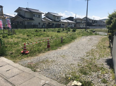 【前面道路含む現地写真】 | 佐久市原（中島木材様）分譲地