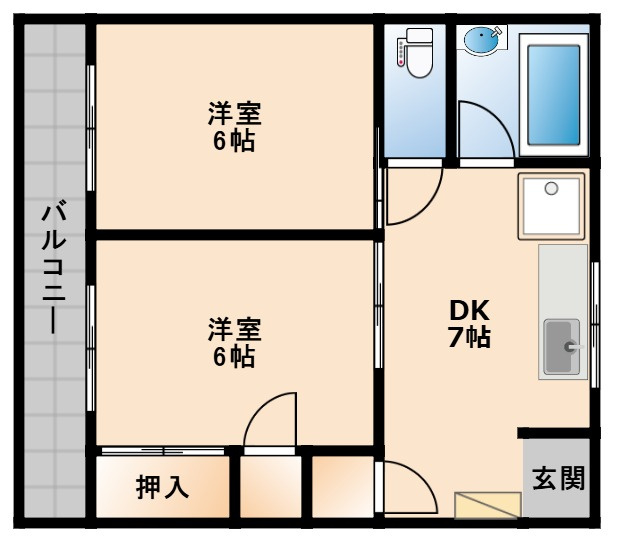 メゾンシェーネの間取り