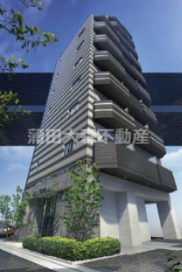 RISECOURT大森町の外観パース