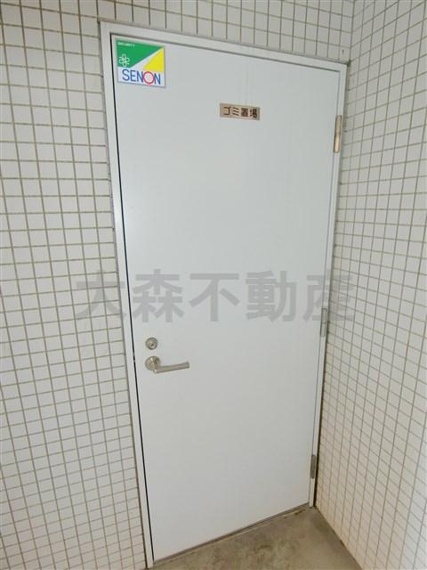 RISECOURT大森町のその他共用部分|曜日時間関係なくゴミ出し可能なゴミ捨て場！