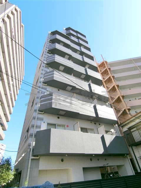 RISECOURT大森町の外観|2012年11月築　RC鉄筋コンクリート造地上9階建て1K～1LDK総戸数22戸
ペット可分譲賃貸マンション
東京都大田区大森西5丁目京急本線大森町駅近、梅屋敷駅、平和島駅も徒歩圏内