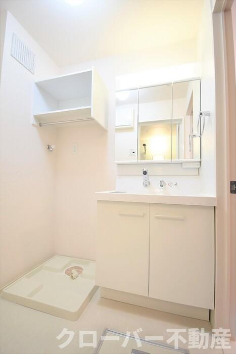 セジュールの洗面所|洗髪洗面化粧台・室内洗濯機置場