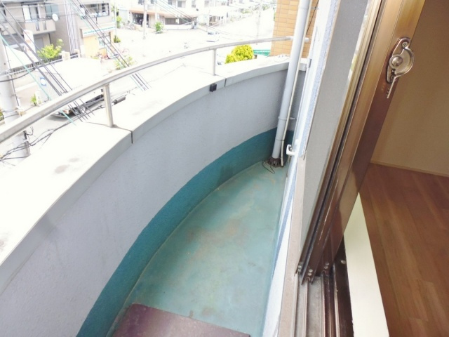 ノーブルハイム樽屋町のバルコニー