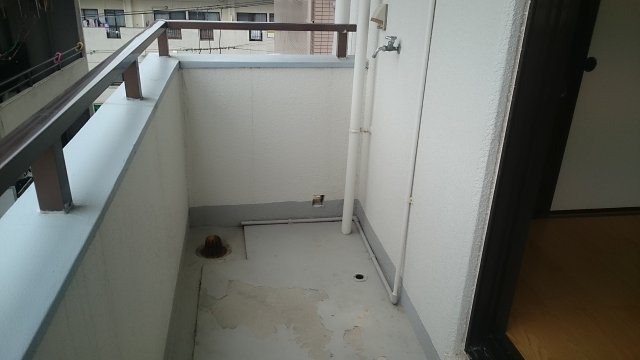 【バルコニー】 | レジデンス松尾 | ※退去前の為、写真と現状が異なる場合がございます