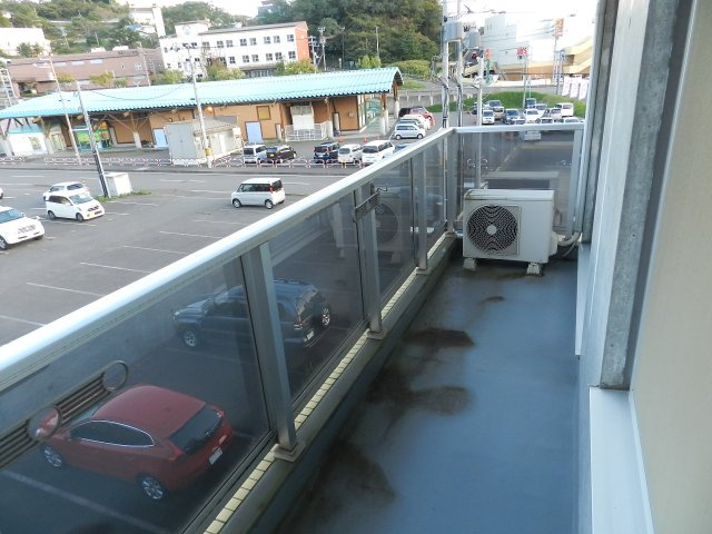 プレジャー室蘭駅前Ⅱのバルコニー