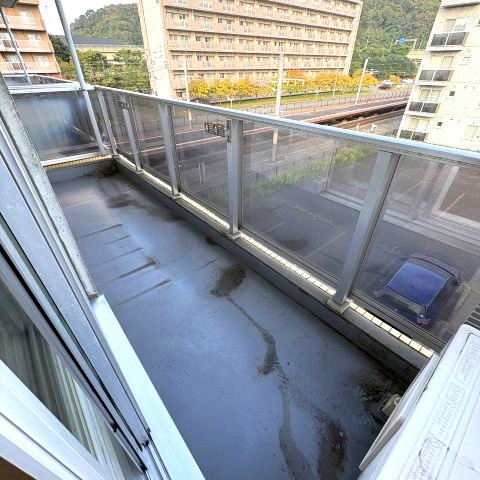 プレジャー室蘭駅前Ⅱのバルコニー