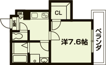 GROOVE京田辺の間取り|【代表的な間取です】