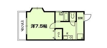 ユニコート田辺の間取り|【代表的な間取りです】