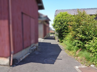 【前面道路含む現地写真】 | 桑名市北川原台 | 前面道路