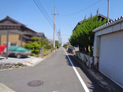【前面道路含む現地写真】 | 桑名市北川原台 | 前面道路