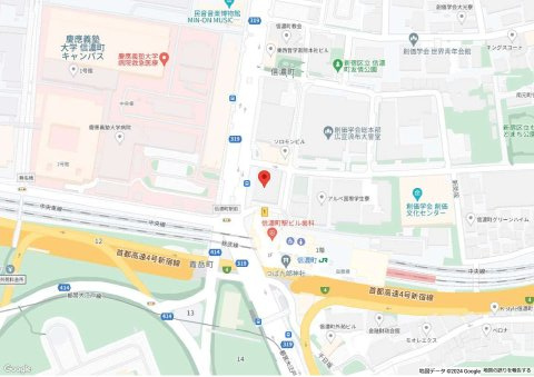 トーシン信濃町駅前ビルの地図