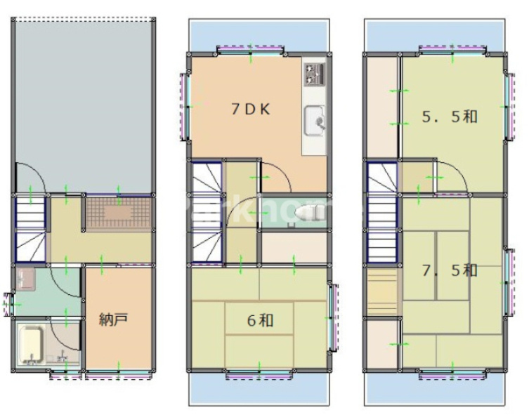 【間取り】の画像