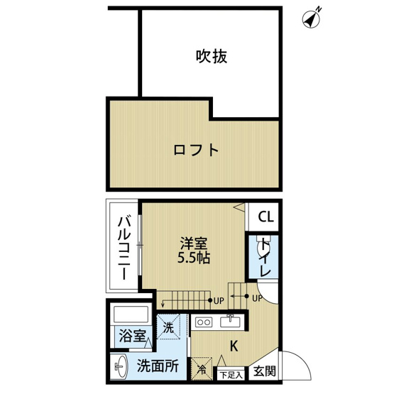 【間取り】 | REVEUR箱崎　HPに初期費用、仲介手数料記載！