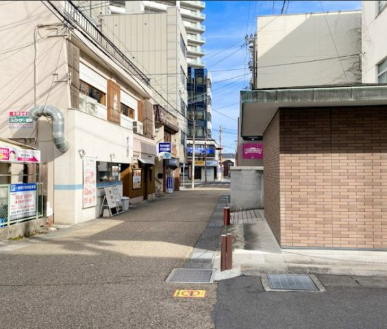 草津市大路１丁目の事務所の周辺