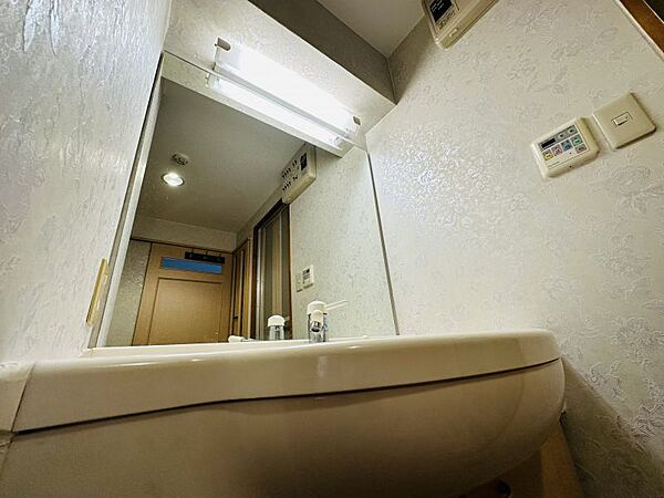 熊本市中央区水前寺１丁目の賃貸マンションの独立洗面台