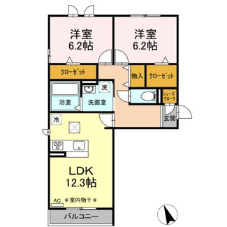 【間取り】 | ラヴィベール　Ⅰ