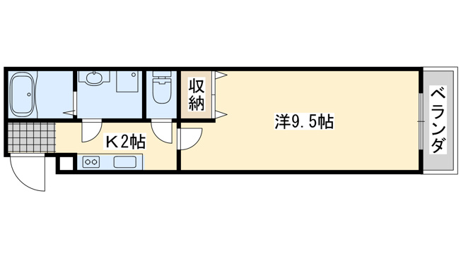【間取り】 | フジパレス中町